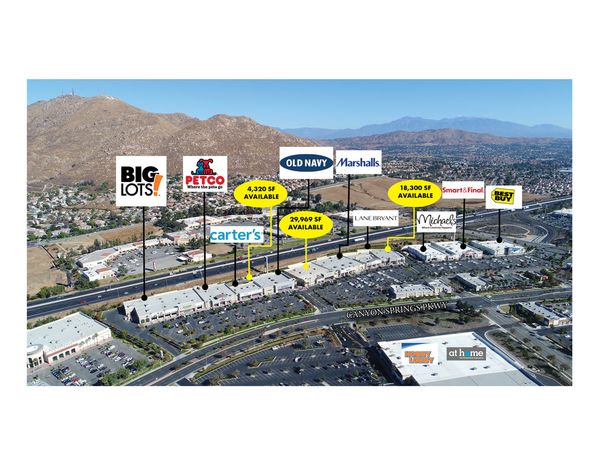 Canyon Springs Marketplace: 2620-2698 Canyon Springs Parkway, Riverside, CA 92507